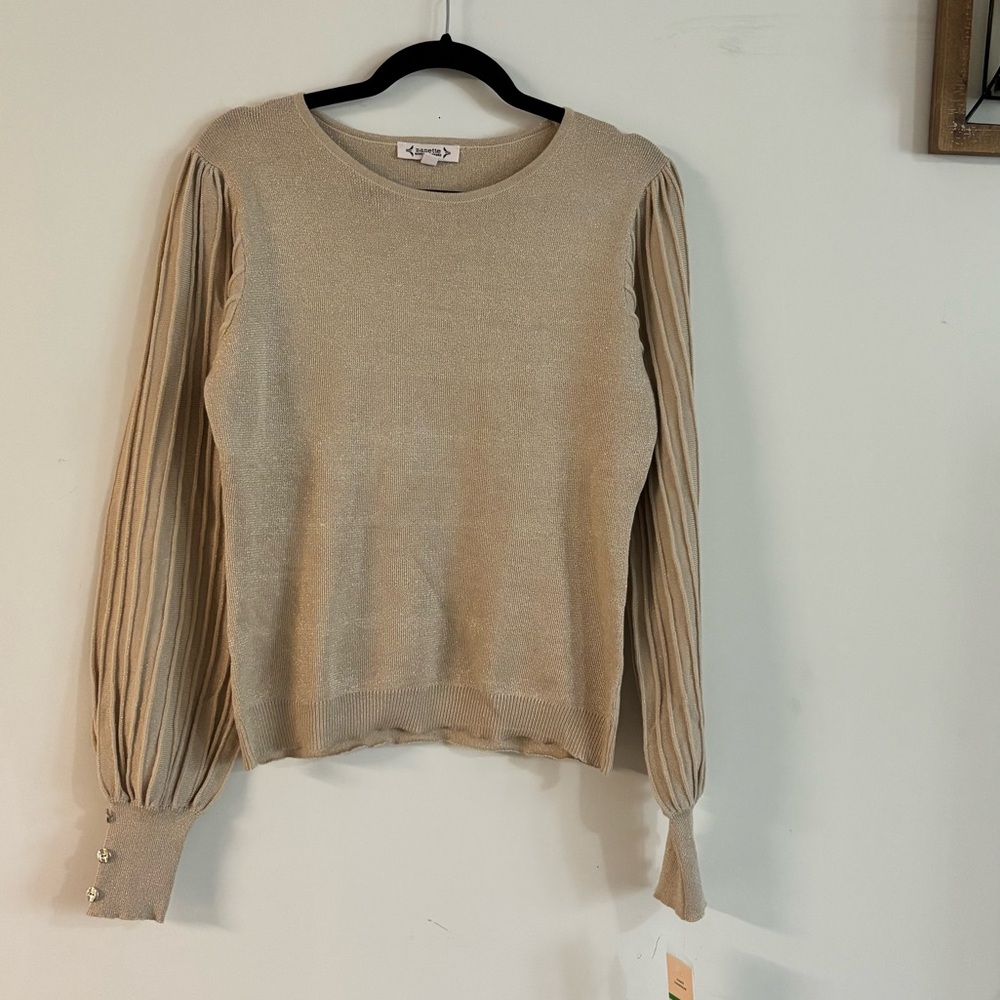 • NWT Nanette Lepore ribbed sweater